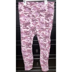 Fabletics‎ High-Waist Printed Powerhold 7/8 Camo Legging, Size XL- Pink Women's